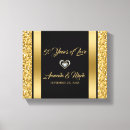 Pesquisar por coração dourado impressão de canvas Preto