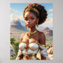 Pesquisar por african princess artes pôsteres Preto
