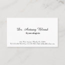 Pesquisar por ginecologistas cartao de visita Minimalista