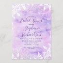 Pesquisar por purple bridal shower convites Bride