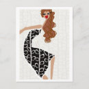 Pesquisar por design preto e branco cartoes postais For her