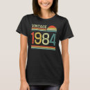 Pesquisar por feito 1984 femininas camisetas Anos