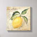 Pesquisar por fruta do limão impressão de canvas Folhas