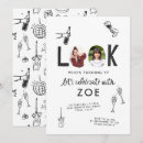 Pesquisar por preto e branco adolescente convites For kids
