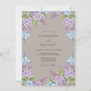 Pesquisar por floral azul do da lavanda casamento convites Aquarela
