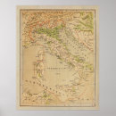 Pesquisar por mapa italia artes pôsteres Mapa de itália