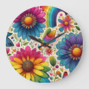 Pesquisar por arte da do hippie relogios de parede For kids