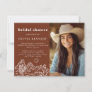 Pesquisar por western bridal shower convites Bride