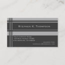 Pesquisar por listrado cartao de visita Cinzento