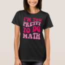 Pesquisar por matemática bonita camisetas Meninas