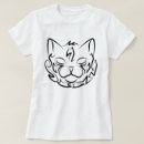Pesquisar por gato tribal camisetas Preto e branco