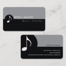 Pesquisar por nota musical cartao de visita Moderno
