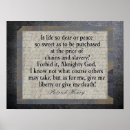 Pesquisar por liberdade ou morte pôsteres Patrick henry