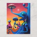 Pesquisar por arte surreal cartoes postais Estranho