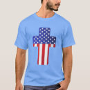 Pesquisar por bandeira cristã camisetas Cruz da bandeira americana