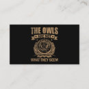 Pesquisar por coruja engraçada cartao de visita Corujas