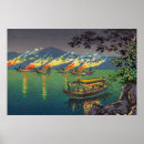 Pesquisar por barco de madeira pôsteres Ukiyo e