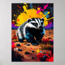 Pesquisar por texugo mel artes pôsteres Engraçado