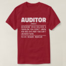Pesquisar por do auditor camisetas Trabalho