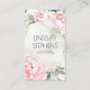 Pesquisar por flores do vintage cartao de visita Rosa