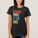 Pesquisar por 19 anos velho camisetas 2003