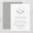 Pesquisar por verde oliveira casamento convites Simples