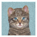 Pesquisar por pintura gato artes pôsteres Tabby
