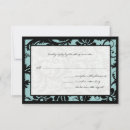 Pesquisar por rsvp azul do damasco Bride