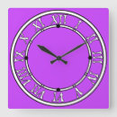Pesquisar por lilás relogios de parede Simples
