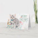 Pesquisar por christmas cat cartoes postais Cute