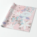 Pesquisar por flores pastel papel de presente Branco