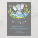 Pesquisar por elefante menina convites Chá por correio