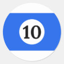 Pesquisar por números 10 adesivos Bola