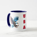 Pesquisar por branco e azul vermelhos canecas Patriota