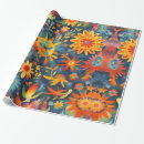 Pesquisar por arte hippie papel de presente Flores