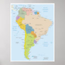 Pesquisar por mapa continente pôsteres Viagem
