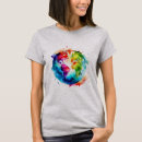 Pesquisar por planetas coloridos camisetas Abstrato