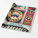 Pesquisar por carro velho papel de presente Retrô