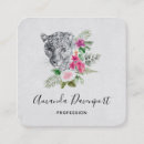 Pesquisar por animal exótico cartao de visita Safari