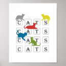 Pesquisar por gatos coloridos pôsteres Gatinho