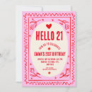 Pesquisar por de 21 anos aniversário convites Rosa