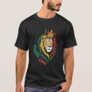 Pesquisar por leão do rasta camisetas Africano
