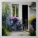 Pesquisar por bicicleta flores pósteres pôsteres Pintura
