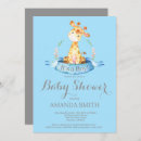 Pesquisar por girafa azul convites Bonitinho