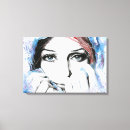 Pesquisar por cabelo vermelho impressão de canvas Retrato