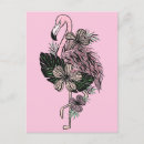 Pesquisar por flamingo cartoes postais Ilustração