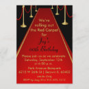 Pesquisar por de hollywood aniversário convites Vermelho