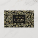 Pesquisar por damasco moderno cartao de visita Ouro