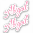 Pesquisar por abigail adesivos Nome próprio