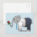Pesquisar por o elefante azul cartoes postais For her